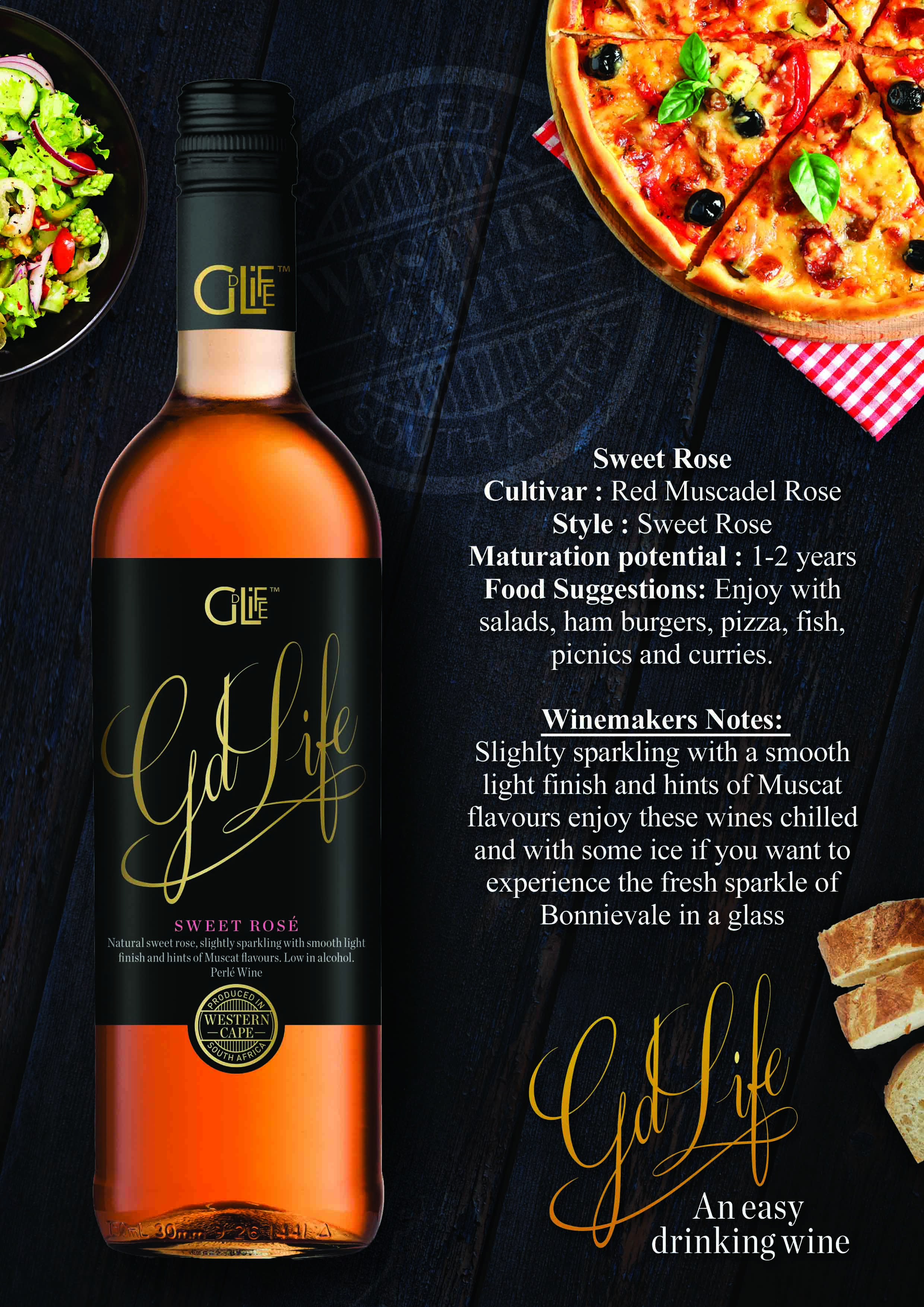 Sweet Rosé (6) Gd Life Wine